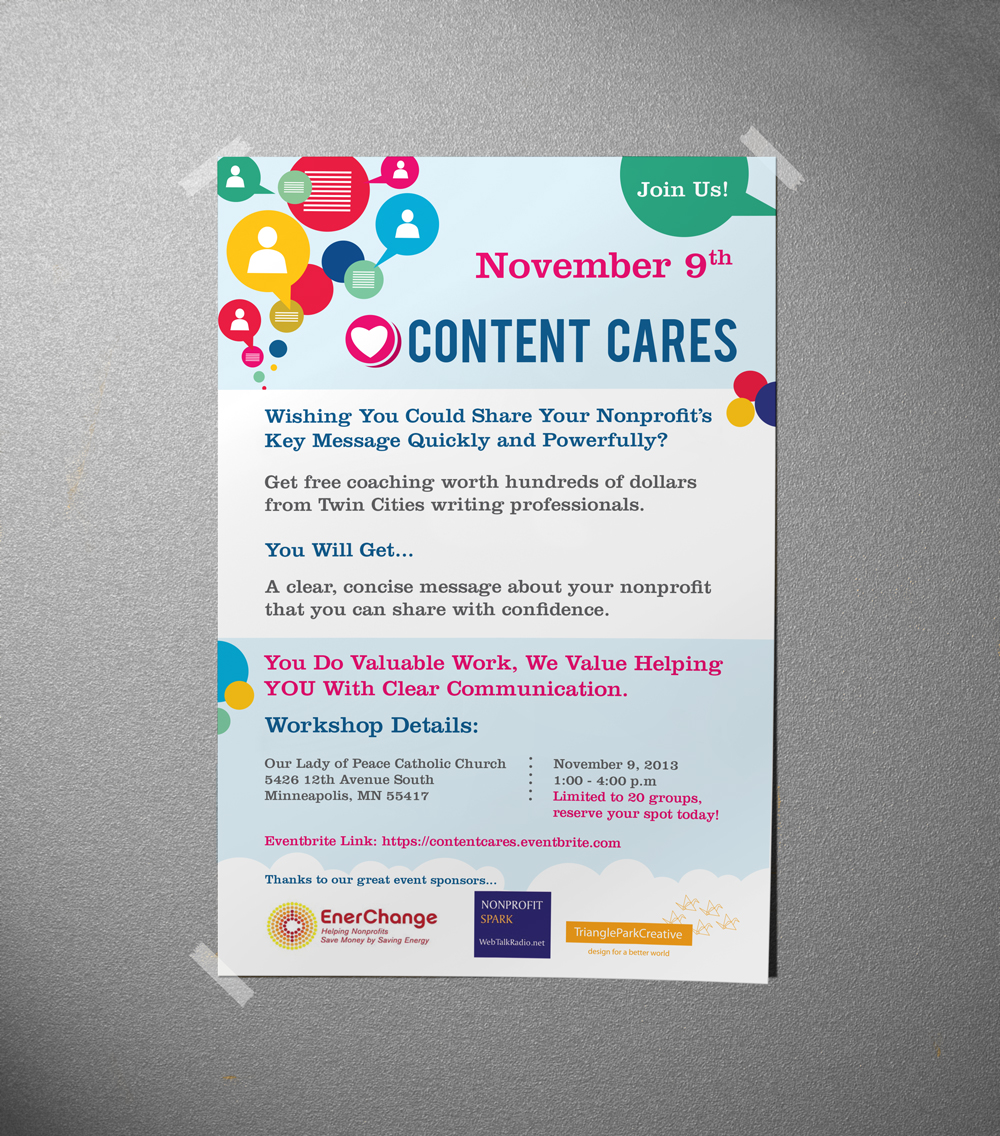 Content Cares Poster